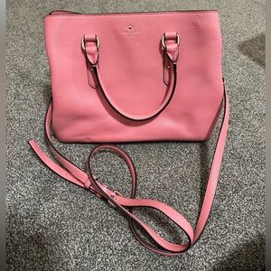 Kate Spade | Womens Light Pink Evangelie Larchmont Avenue Leather Bag